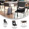 Emma and Oliver Jacobs Desk/Chair Set with Metal Open Front Storage Box, Desktop, Metal Frame and Stackable Flex Comfort Classroom Chair